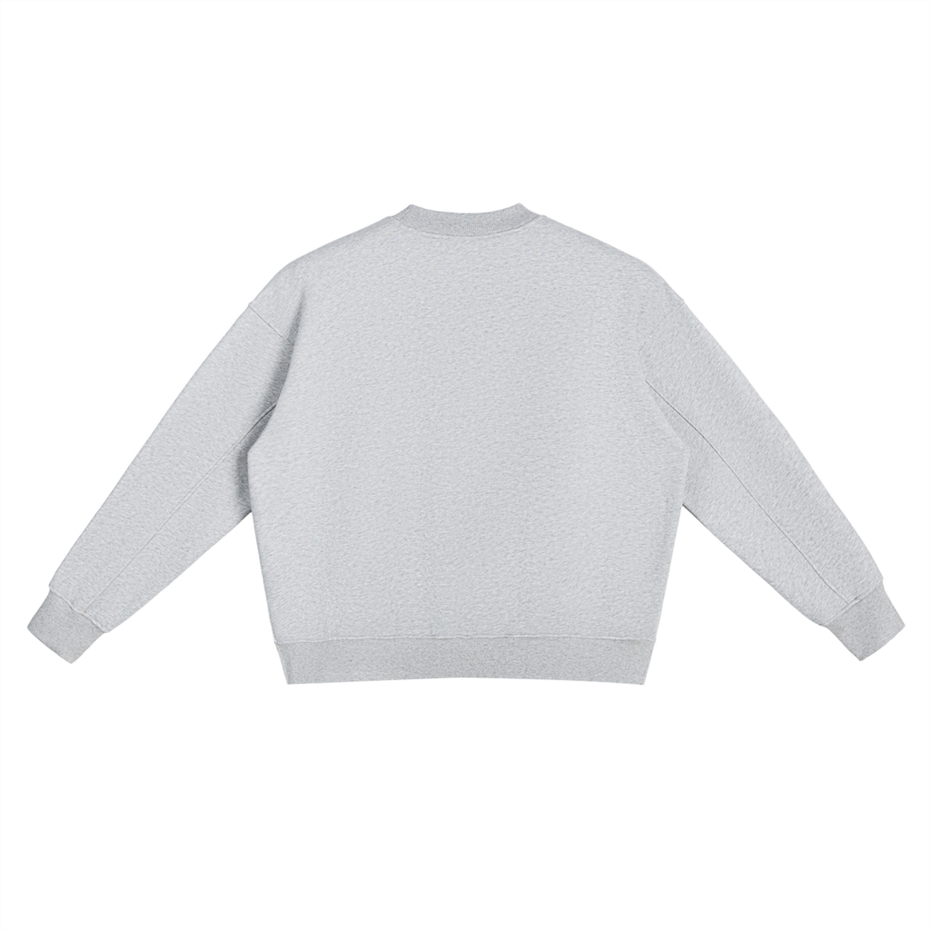 Fleece Side Slit Crewneck Sweatshirt